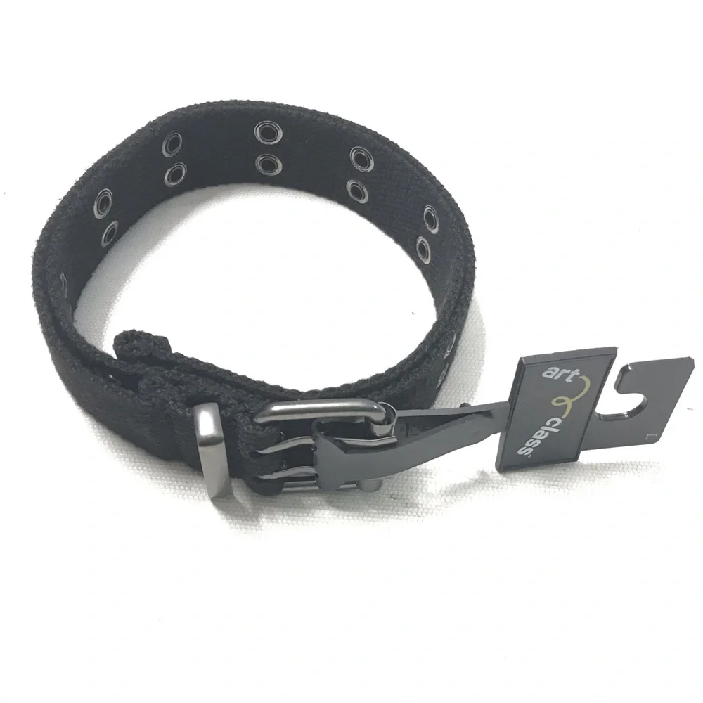 NWT Art Class Black Kids Woven Belt Size L Belt Great For Young Boys And Girls